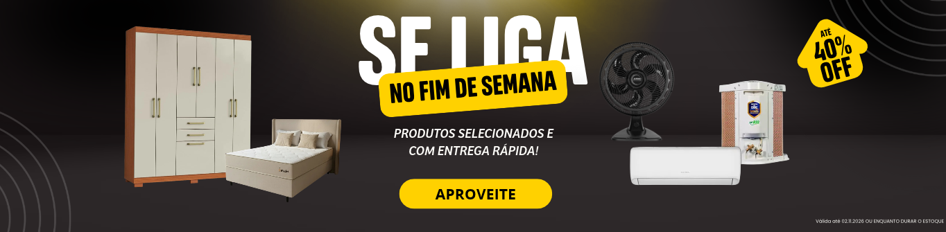 Ofertas incr&iacute;veis com at&eacute; 40% OFF &eacute; s&oacute; no fim de semana na Millena!